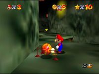 une photo d'Ã©cran de Super Mario 64 sur Nintendo 64